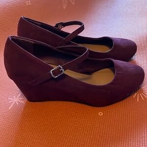 Torrid Burgundy Wedges